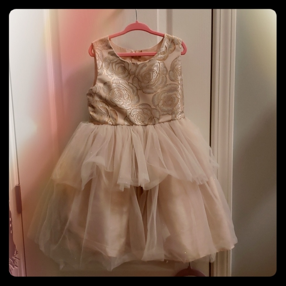 Rose gold formal dress